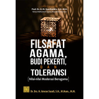 Filsafat Agama, Budi Pekerti, Dan Toleransi Nilai-Nilai Moderasi Beragama