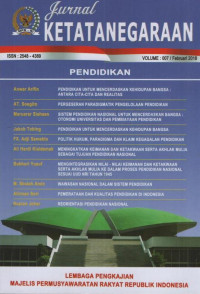 JURNAL KETATANEGARAAN:Pendidikan