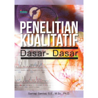 Penelitian Kualitatif:  Dasar-dasar