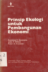 Prinsip Ekologi untuk Pembangunan Ekonomi