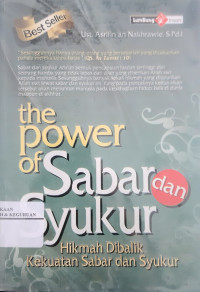 The power of sabar dan syukur