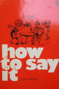 HOW TO SAY IT