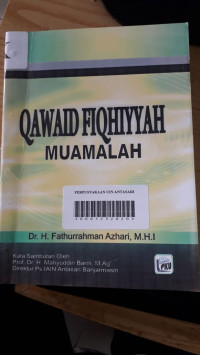 Sejarah Qawa'id Fiqhiyyah