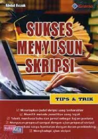 Sukses Menyusun Skripsi